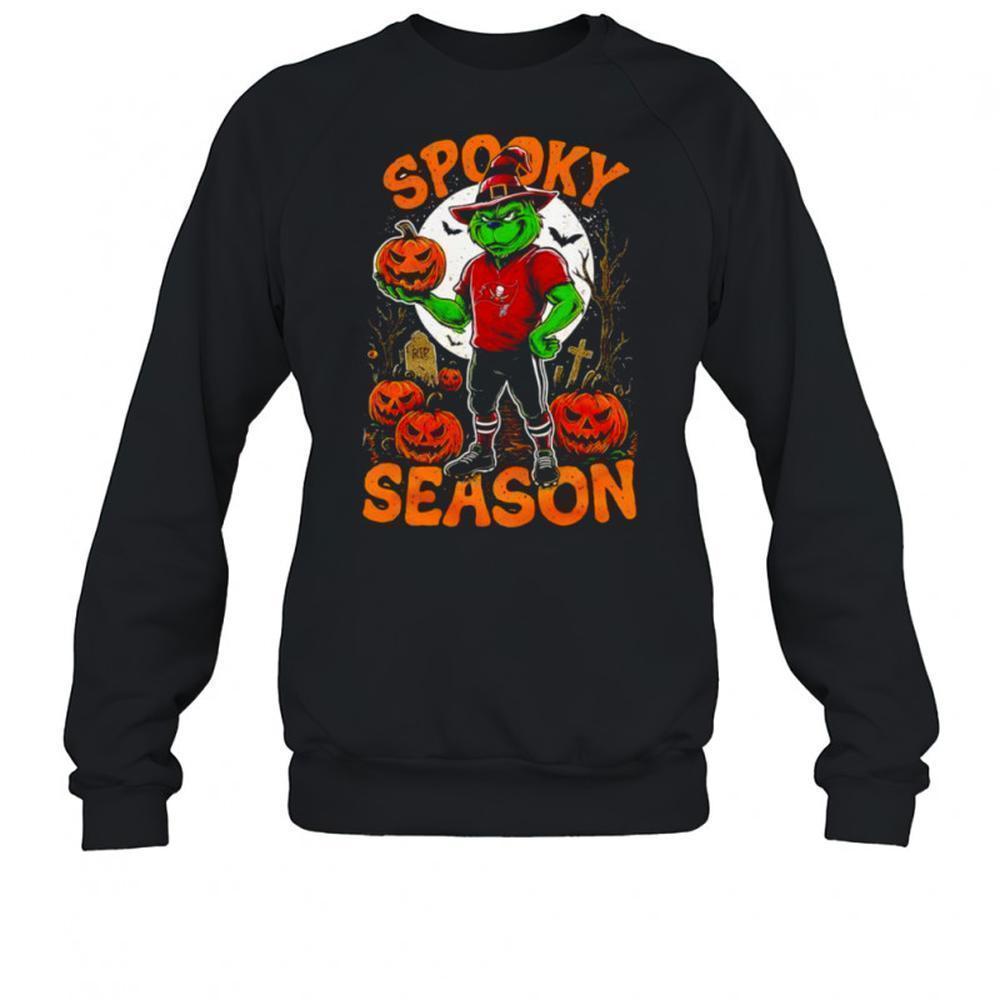 Grinch Tampa Bay Buccaneers Xxx Spooky Season Halloween Sweatshirt